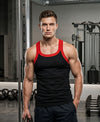 T.T. Men|Titanic Premium Gym Vest|Pure Cotton|Rib Fabric|Moisture-Wicking, Breathable & Stretchable Sleeveless Undershirt| Ideal For Gym, Sports & Daily Wear|Pack Of 1|Black