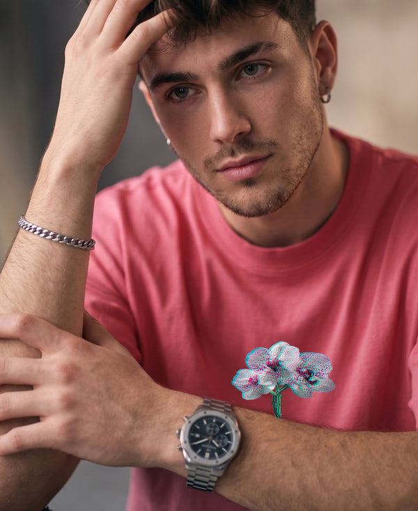 T.T. Men|Oversized Printed T-Shirt|Round Neck|Soft Breathable Cotton Fabric | Street , Casual & Outdoor Wear Tees|Big Print|Pink