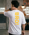 T.T. Men|Oversized Printed T-Shirt|Round Neck|Soft Breathable Cotton Fabric | Street , Casual & Outdoor Wear Tees|Big Print|White