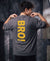 T.T. Men|Oversized Printed T-Shirt|Round Neck|Soft Breathable Cotton Fabric | Street , Casual & Outdoor Wear Tees|Big Print|Anthra Melange