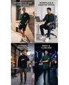 T.T. Men|Oversized Printed T-Shirt|Round Neck|Soft Breathable Cotton Fabric | Street , Casual & Outdoor Wear Tees|Big Print|Green