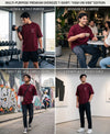 T.T. Men|Oversized Printed T-Shirt|Round Neck|Soft Breathable Cotton Fabric | Street , Casual & Outdoor Wear Tees|Big Print|Maroon