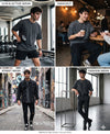 T.T. Men Oversized Fit Cotton Round Neck Tees Anthra Melange