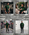 T.T. Men|Oversized Printed T-Shirt|Round Neck|Soft Breathable Cotton Fabric | Street , Casual & Outdoor Wear Tees|Big Print|Green