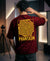 T.T. Men|Oversized Printed T-Shirt|Round Neck|Soft Breathable Cotton Fabric | Street , Casual & Outdoor Wear Tees|Big Print|Maroon