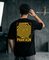 T.T. Men|Oversized Printed T-Shirt|Round Neck|Soft Breathable Cotton Fabric | Street , Casual & Outdoor Wear Tees|Big Print|Black