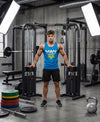 T.T. Men Cool Cotton Printed Regular Fit Round Neck Muscle Tees|Pack Of 3|Mustard,Black,Blue