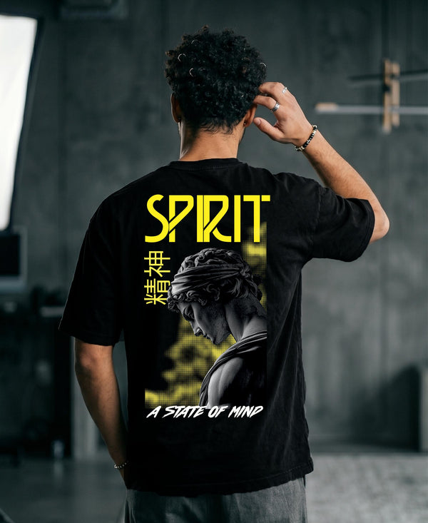 T.T. Men|Oversized Printed T-Shirt|Round Neck|Soft Breathable Cotton Fabric | Street , Casual & Outdoor Wear Tees|Nyc Print|Black