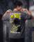 T.T. Men|Oversized Printed T-Shirt|Round Neck|Soft Breathable Cotton Fabric | Street , Casual & Outdoor Wear Tees|Nyc Print|Anthra Melange
