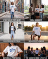 T.T. Women|Oversized Printed T-Shirt|Round Neck|Soft Breathable Cotton Fabric | Street , Casual & Outdoor Wear Tees|Goddess Print|White