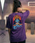 T.T. Women|Oversized Printed T-Shirt|Round Neck|Soft Breathable Cotton Fabric | Street , Casual & Outdoor Wear Tees|Goddess Print|Purple