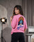 T.T. Women|Oversized Printed T-Shirt|Round Neck|Soft Breathable Cotton Fabric | Street , Casual & Outdoor Wear Tees|Goddess Print|Pink