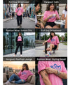 T.T. Women|Oversized Printed T-Shirt|Round Neck|Soft Breathable Cotton Fabric | Street , Casual & Outdoor Wear Tees|Goddess Print|Pink