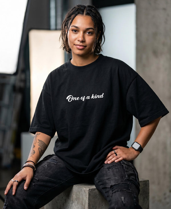 T.T. Women|Oversized Printed T-Shirt|Round Neck|Soft Breathable Cotton Fabric | Street , Casual & Outdoor Wear Tees|Love Print|Black