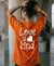 T.T. Women|Oversized Printed T-Shirt|Round Neck|Soft Breathable Cotton Fabric | Street , Casual & Outdoor Wear Tees|Love Print|Orange
