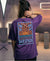 T.T. Women|Oversized Printed T-Shirt|Round Neck|Soft Breathable Cotton Fabric | Street , Casual & Outdoor Wear Tees|Sea & Sun Print|Purple