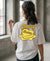T.T. Women|Oversized Printed T-Shirt|Round Neck|Soft Breathable Cotton Fabric | Street , Casual & Outdoor Wear Tees|Cheesy Print|White
