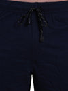 T.T. MenSolid Cotton Blend Shorts With Zipper & Back Pocket|Pack Of 2|Navy,Airforce