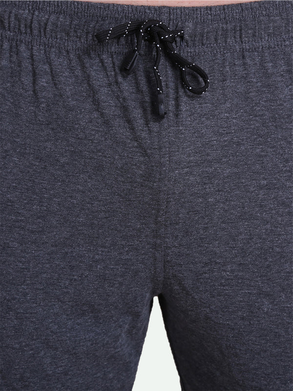 T.T. MenSolid Cotton Blend Shorts With Zipper & Back Pocket|Pack Of 3|Anthra,Navy,Grey