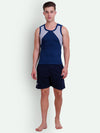 T.T. MenSolid Cotton Blend Shorts With Zipper & Back Pocket|Pack Of 3|Anthra,Navy,Black