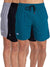 T.T. MenSolid Cotton Blend Shorts With Zipper & Back Pocket|Pack Of 3|Black,Airforce,Grey