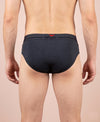 Hiflyers Men|Soft Breathable Odour-Free Cotton Lycra Fabric|Regular Fit|Comfortable Everyday Innerwear Brief|Pack Of 2|Grey,Olive
