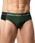 Hiflyers Men|Soft Breathable Odour-Free Cotton Lycra Fabric|Regular Fit|Comfortable Everyday Innerwear Brief|Pack Of 2|Black,Olive