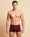Hiflyers Men|Soft Breathable Odour-Free Cotton Lycra Fabric|Regular Fit|Comfortable Everyday Innerwear Trunk|Pack Of 2|Maroon,Grey