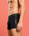 Hiflyers Men|Soft Breathable Odour-Free Cotton Lycra Fabric|Regular Fit|Comfortable Everyday Innerwear Trunk|Black