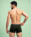 Hiflyers Men|Soft Breathable Odour-Free Cotton Lycra Fabric|Regular Fit|Comfortable Everyday Innerwear Trunk|Olive