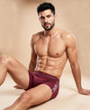 Hiflyers Men|Soft Breathable Odour-Free Cotton Lycra Fabric|Regular Fit|Comfortable Everyday Innerwear Trunk|Maroon