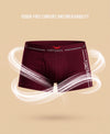 Hiflyers Men|Soft Breathable Odour-Free Cotton Lycra Fabric|Regular Fit|Comfortable Everyday Innerwear Trunk|Maroon