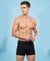 Hiflyers Men|Soft Breathable Odour-Free Cotton Lycra Fabric|Regular Fit|Comfortable Everyday Innerwear Trunk|Black