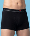Hiflyers Men|Soft Breathable Odour-Free Cotton Lycra Fabric|Regular Fit|Comfortable Everyday Innerwear Trunk|Black