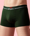 Hiflyers Men|Soft Breathable Odour-Free Cotton Lycra Fabric|Regular Fit|Comfortable Everyday Innerwear Trunk|Olive