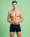 Hiflyers Men|Soft Breathable Odour-Free Cotton Lycra Fabric|Regular Fit|Comfortable Everyday Innerwear Trunk|Pack Of 2|Navy,Olive