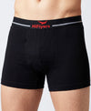 Hiflyers Men|Soft Breathable Odour-Free Cotton Lycra Fabric|Regular Fit|Comfortable Everyday Innerwear Trunk|Pack Of 2|Navy,Black