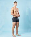 Hiflyers Men|Soft Breathable Odour-Free Cotton Lycra Fabric|Regular Fit|Comfortable Everyday Innerwear Trunk|Pack Of 3|Maroon,Black,Grey