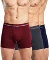 Hiflyers Men|Soft Breathable Odour-Free Cotton Lycra Fabric|Regular Fit|Comfortable Everyday Innerwear Trunk|Pack Of 3|Maroon,Grey,Navy