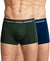 Hiflyers Men|Soft Breathable Odour-Free Micro Modal With Spandex Fabric|Regular Fit|Luxurious All-Day Innerwear Trunk|Pack Of 2|Olive,Navy