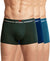 Hiflyers Men|Soft Breathable Odour-Free Micro Modal With Spandex Fabric|Regular Fit|Luxurious All-Day Innerwear Trunk|Pack Of 3|Olive,Navy,Teal