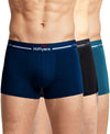 Hiflyers Men|Soft Breathable Odour-Free Micro Modal With Spandex Fabric|Regular Fit|Luxurious All-Day Innerwear Trunk|Pack Of 3|Navy,Black,Teal