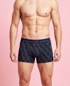 Hiflyers Men'S Micro Modal Spandex Trunk|Anti-Bacterial Odour-Free Fabric|Regular Fit|Ultra Soft Breathable Printed Innerwear|Pack Of 2|Black,Navy