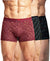 Hiflyers Men'S Micro Modal Spandex Trunk|Anti-Bacterial Odour-Free Fabric|Regular Fit|Ultra Soft Breathable Printed Innerwear|Pack Of 3|Maroon,Black,Black