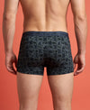 Hiflyers Men'S Micro Modal Spandex Trunk|Anti-Bacterial Odour-Free Fabric|Regular Fit|Ultra Soft Breathable Printed Innerwear|Grey