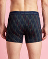 Hiflyers Men'S Micro Modal Spandex Trunk|Anti-Bacterial Odour-Free Fabric|Regular Fit|Ultra Soft Breathable Printed Innerwear|Navy