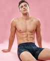 Hiflyers Men'S Micro Modal Spandex Trunk|Anti-Bacterial Odour-Free Fabric|Regular Fit|Ultra Soft Breathable Printed Innerwear|Navy