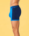 Hiflyers Men'S Micro Modal Spandex Sports Trunk|Anti-Bacterial Odour-Free Fabric|Regular Fit|Ultra Soft Breathable Premium Innerwear|Pack Of 2|Blue,Teal