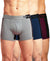 Hiflyers Men'S Micro Modal Spandex Sports Trunk|Anti-Bacterial Odour-Free Fabric|Regular Fit|Ultra Soft Breathable Premium Innerwear|Pack Of 3|Grey,Navy,Onion