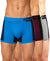 Hiflyers Men'S Micro Modal Spandex Sports Trunk|Anti-Bacterial Odour-Free Fabric|Regular Fit|Ultra Soft Breathable Premium Innerwear|Pack Of 3|Blue,Onion,Grey